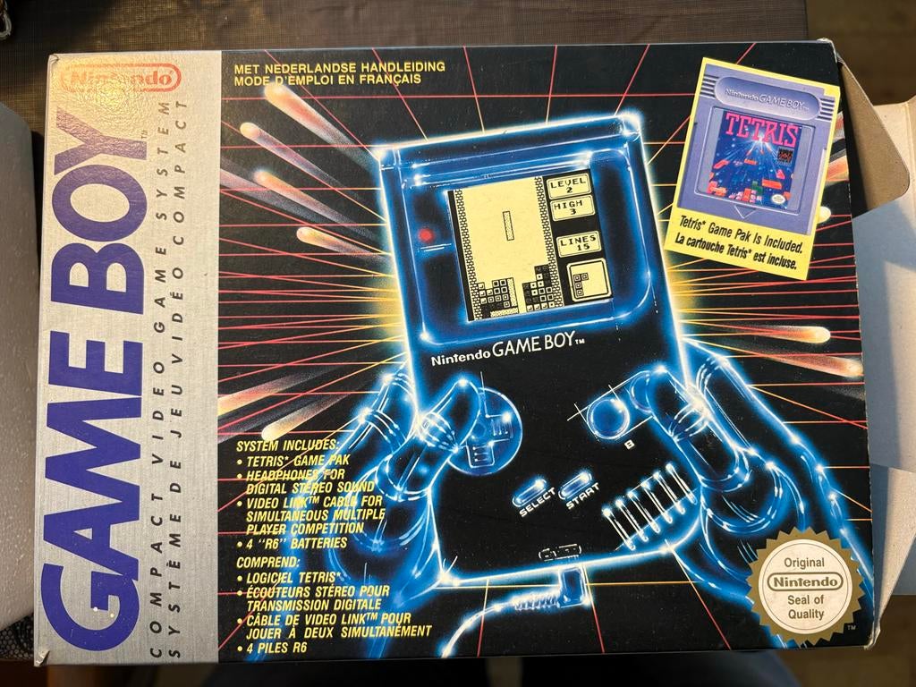 Originele Nintendo Game Boy met Tetris (DMG-01), Spelcomputers en Games, Spelcomputers | Nintendo Game Boy, Ophalen of Verzenden