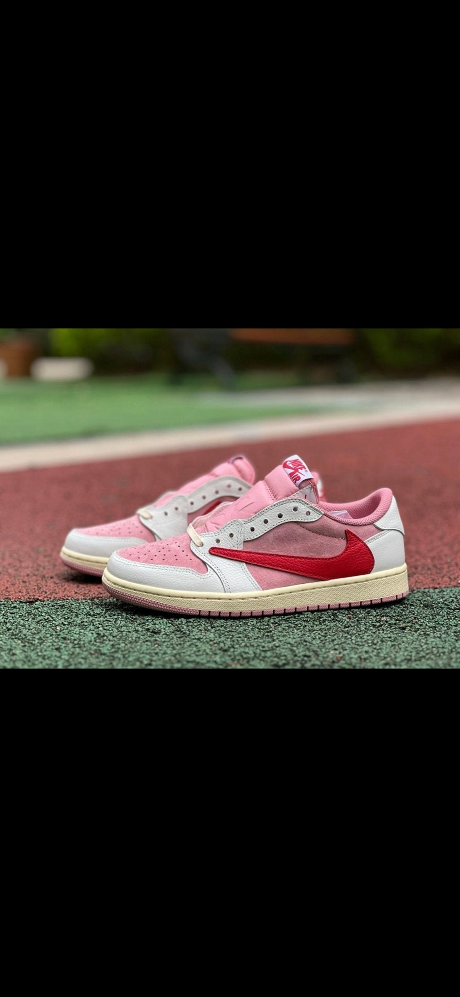Nike Air Jordan 1 Low Travis Scott Tropical Pink EU45, Overige kleuren, Ophalen of Verzenden, Sneakers of Gympen, Zo goed als nieuw