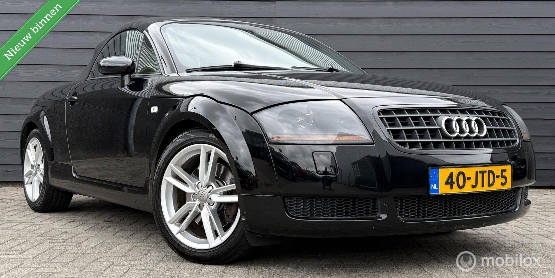 Audi TT Roadster 1.8 5V Turbo Automaat Leder/Clima/Cruise, Auto's, Audi, TT, 4 cilinders, 179 pk, Zwart
