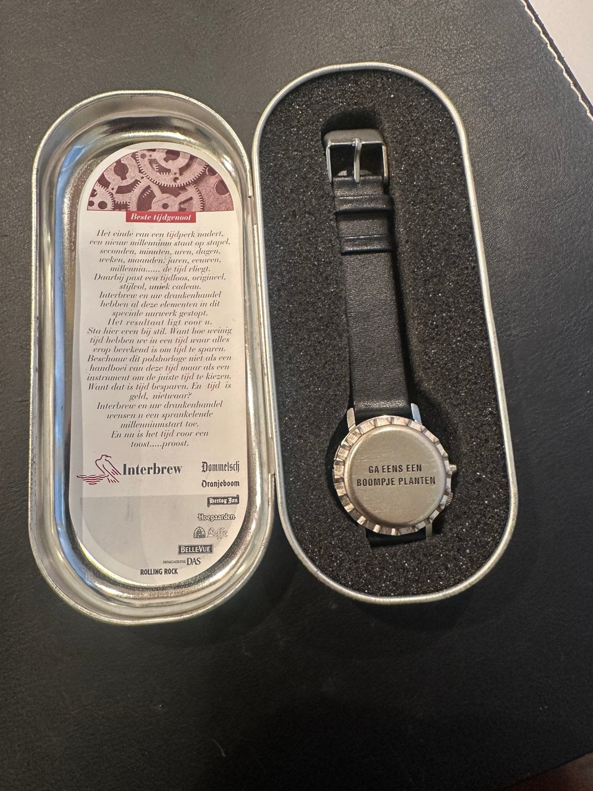 Oranjeboom horloge / interbrew, Verzenden, Zo goed als nieuw, Oranjeboom