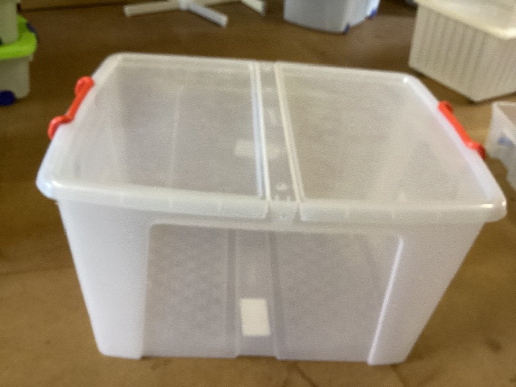 Opbergbox groot formaat met klemdeksel. Zeer stevige box, Ophalen, Zo goed als nieuw, Kunststof