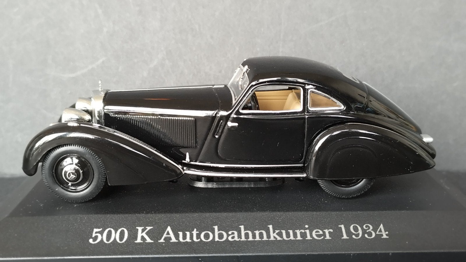 Mercedes Benz 500 k Autobahn Kurier 1934 1:43 Eaglemoss Pol, Overige merken, Auto, Verzenden, .