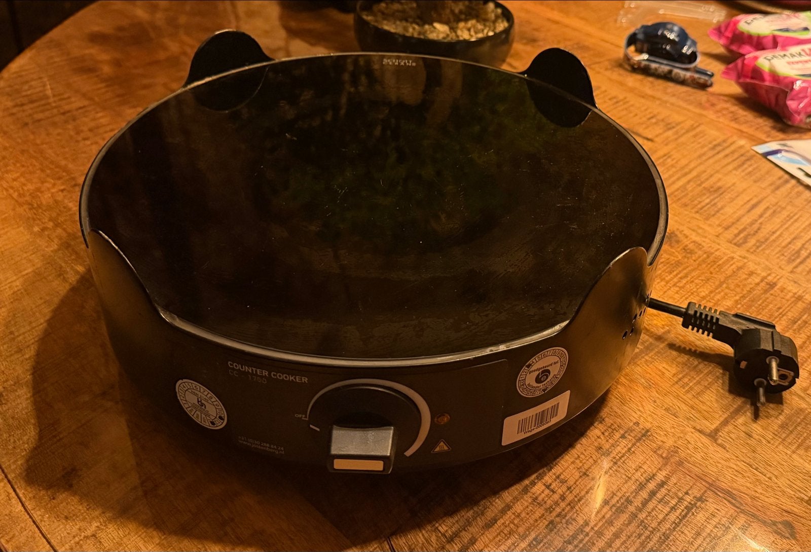 Counter Cooker CC-1100 - Draagbare Kookplaat, Gebruikt, 3 kookzones of minder, Ophalen of Verzenden, Vrijstaand