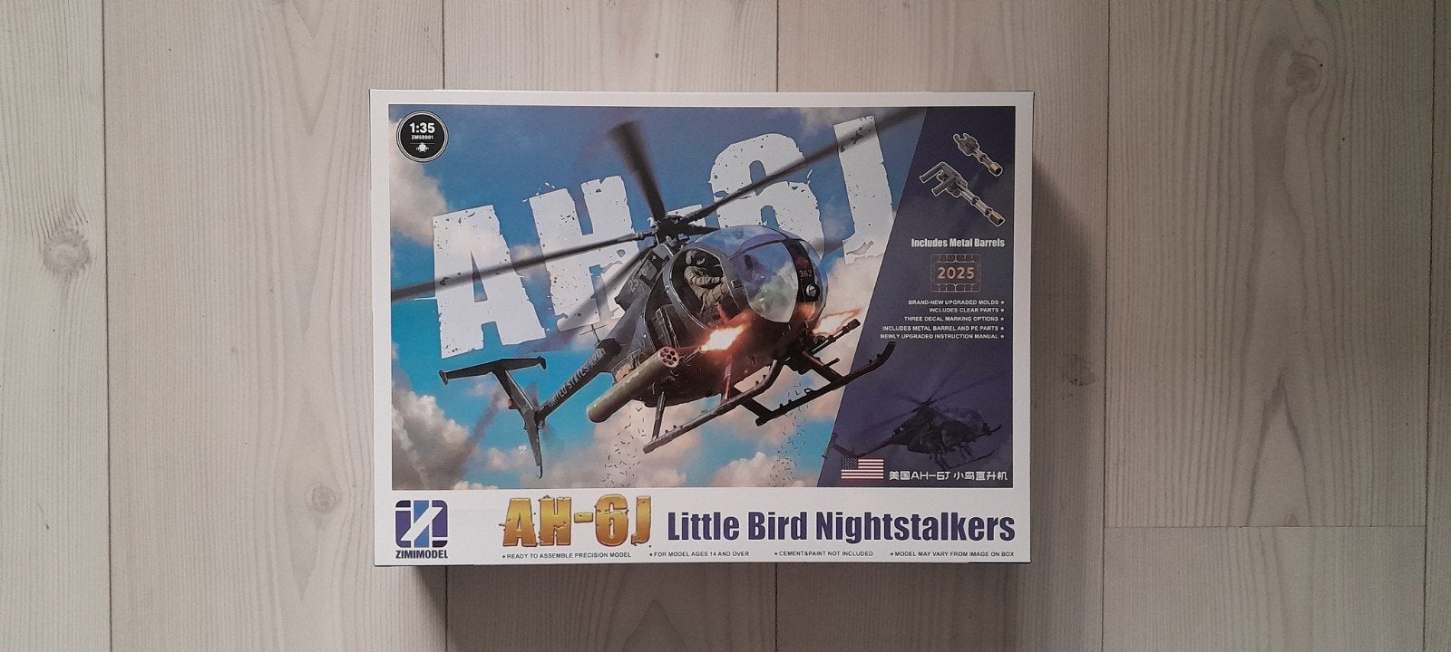 1/35 AH-6J, Ophalen of Verzenden, Nieuw, Groter dan 1:72, Overige merken