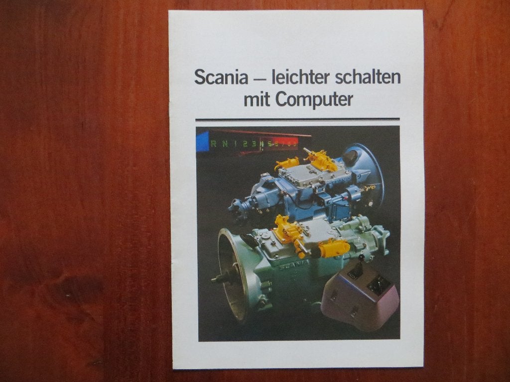 Scania leichter schalten mit Computer (dec. 1983), Ophalen of Verzenden, Nieuw, Overige merken
