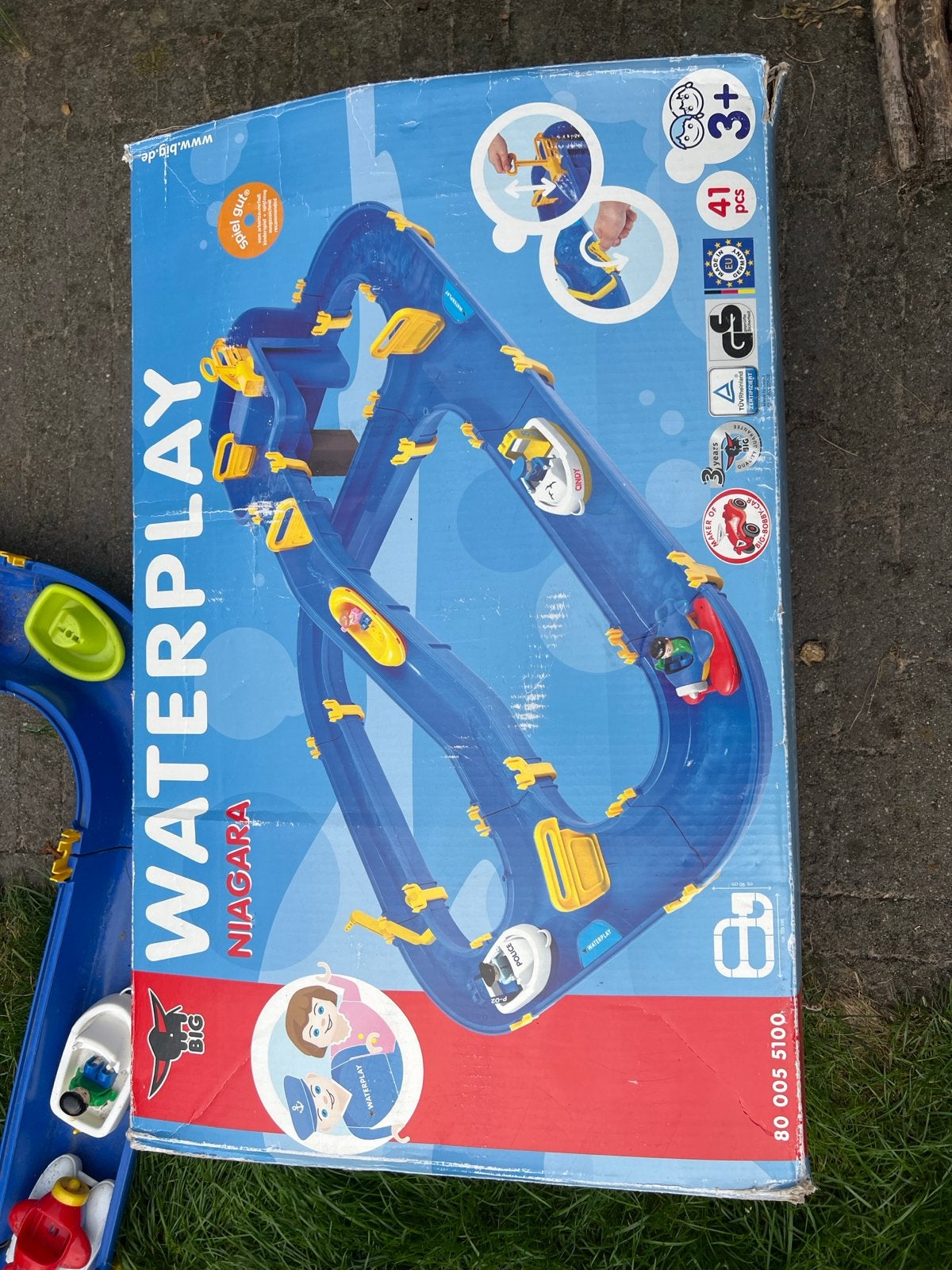 BIG Waterplay Niagara waterbaan met accessoires, Ophalen, Zo goed als nieuw