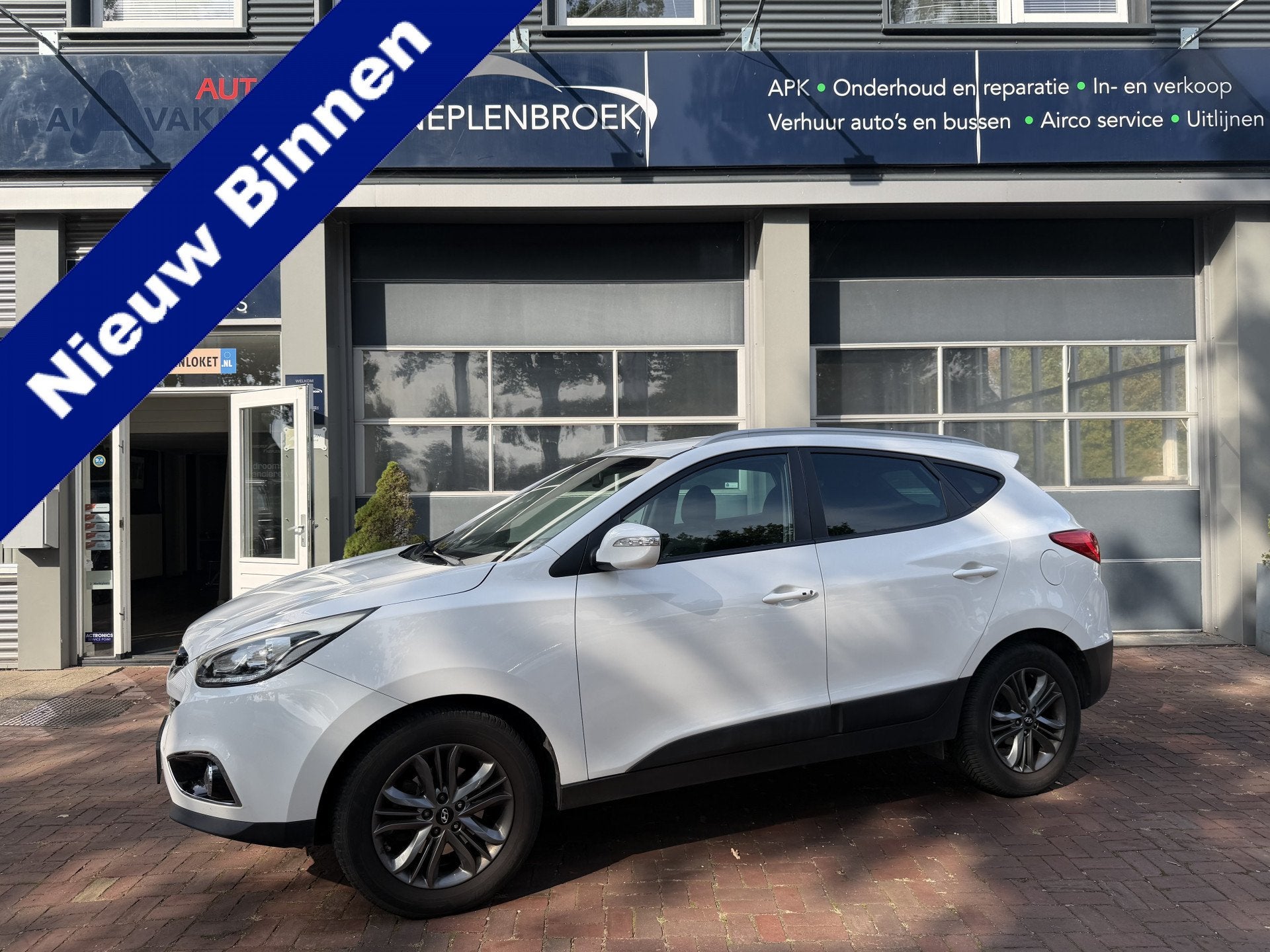 Hyundai ix35 2.0i i-Vision Bj 2014 Km 144.000 Hoge Zit trekg, Auto's, Gebruikt, Zwart, 4 cilinders, Leder en Stof