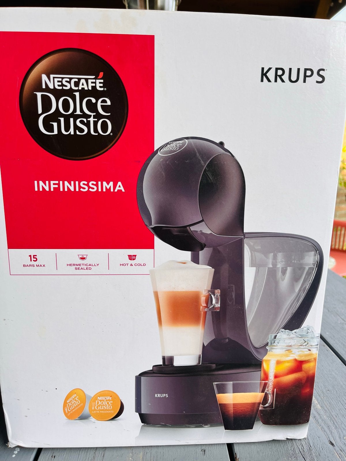 Nescafé Dolce Gusto Infinissima Krups Koffiezetapparaat, Koffiemachine, Ophalen of Verzenden, Zo goed als nieuw, 2 tot 4 kopjes