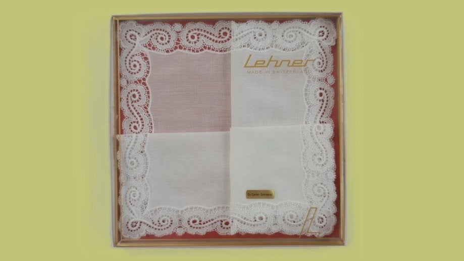 Lehner sierzakdoekje met kanten biesje, Lehner, Ophalen, Nieuw