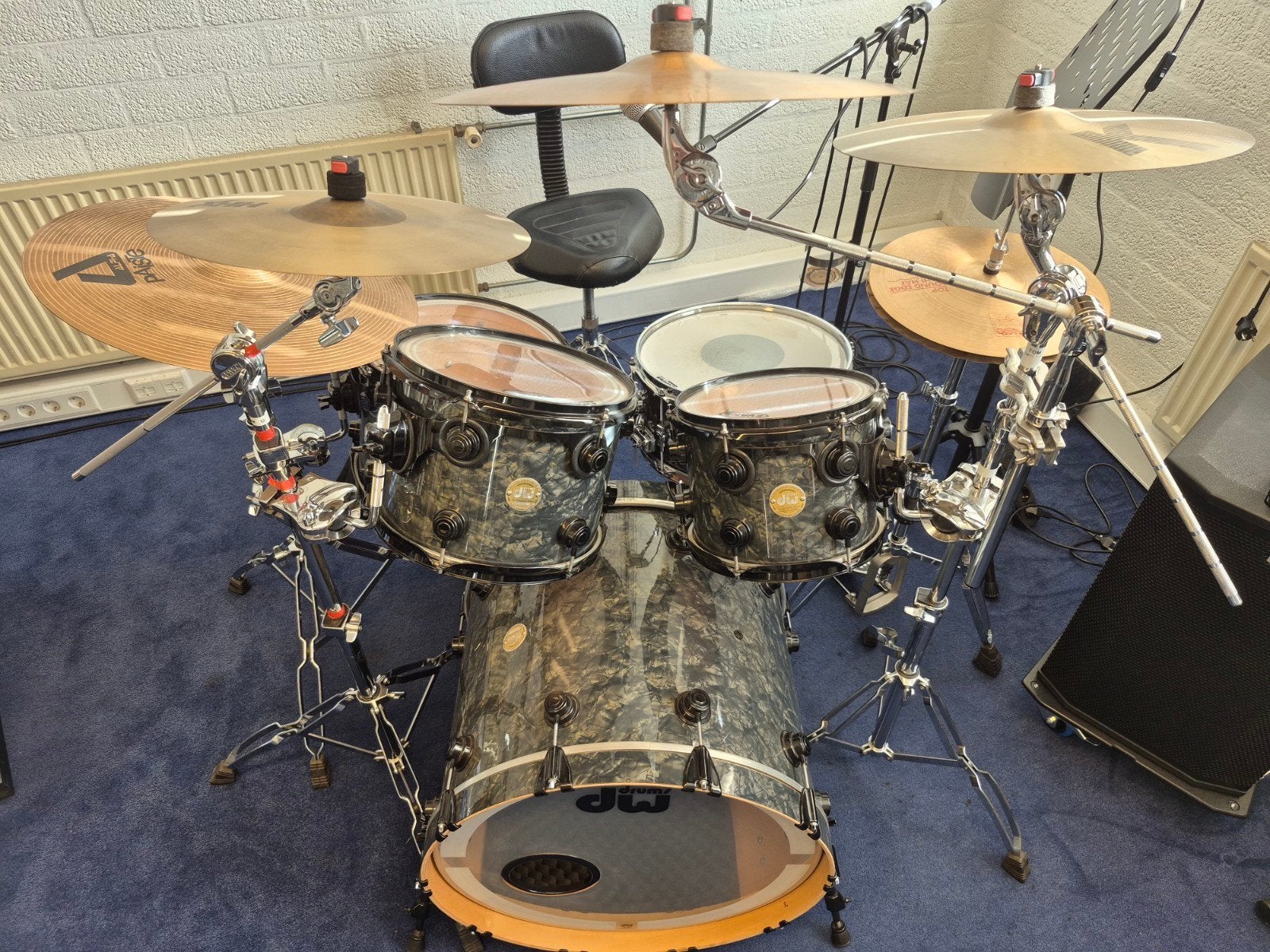 DW drumset Black Diamond, Ophalen of Verzenden, Zo goed als nieuw, Overige merken