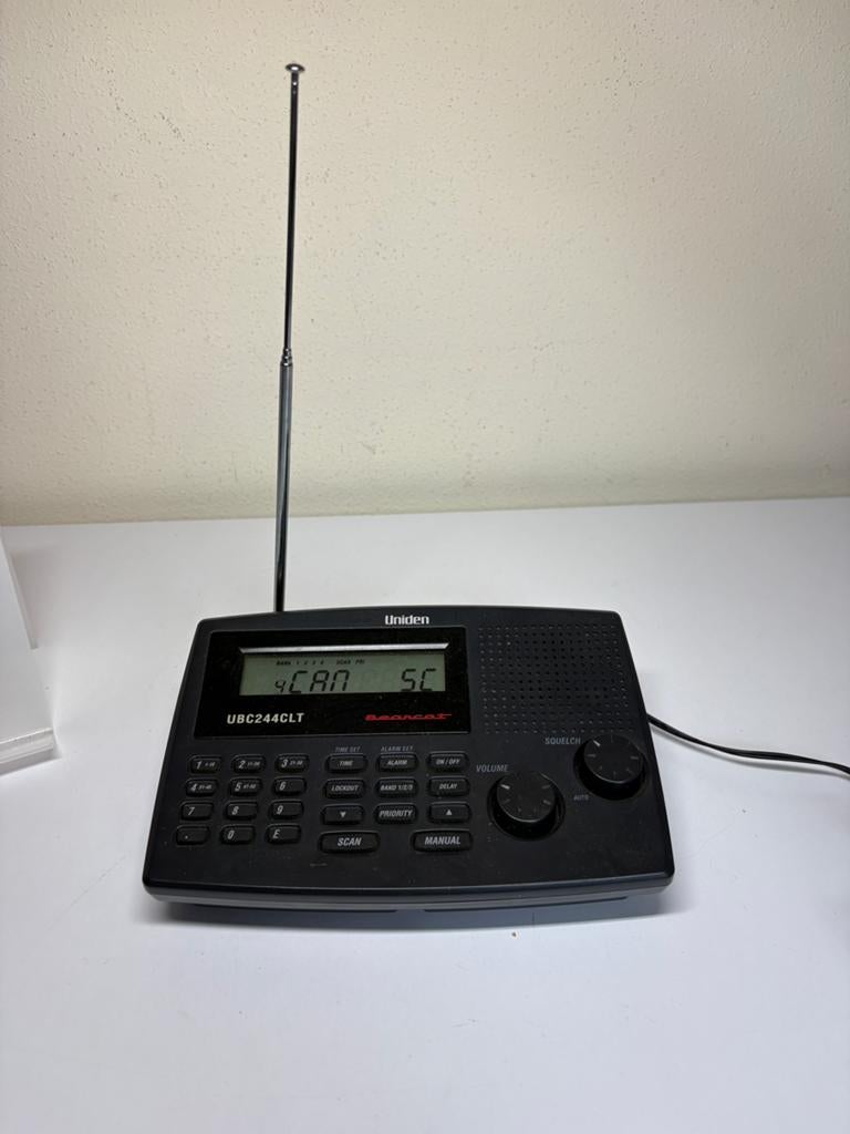 Uniden Bearcat UBC244CLT Scanner Radio, Ophalen of Verzenden, Gebruikt, Radio