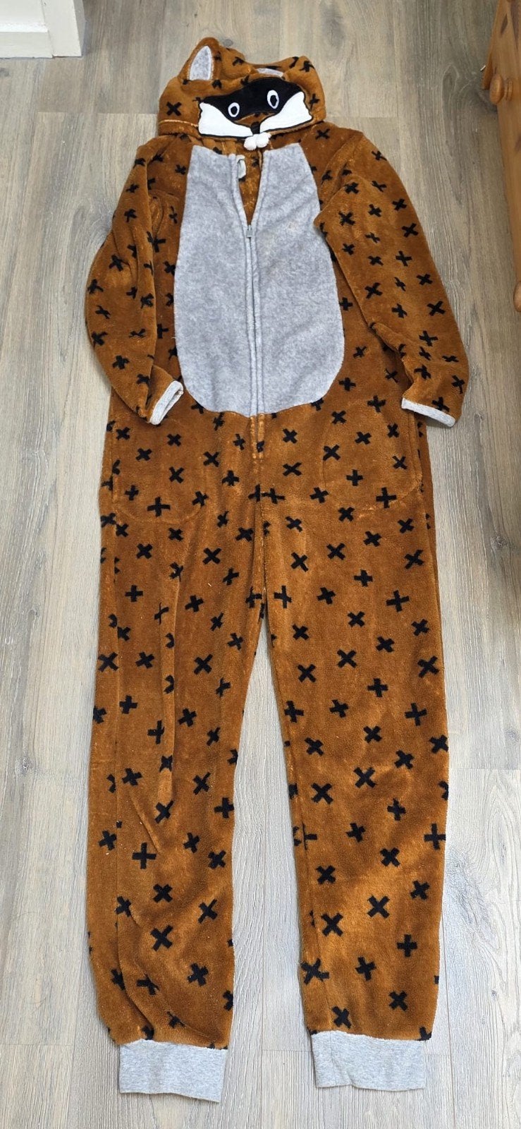 Hema Wasbeer Onesie Maat 146/152, Ophalen of Verzenden, Gebruikt