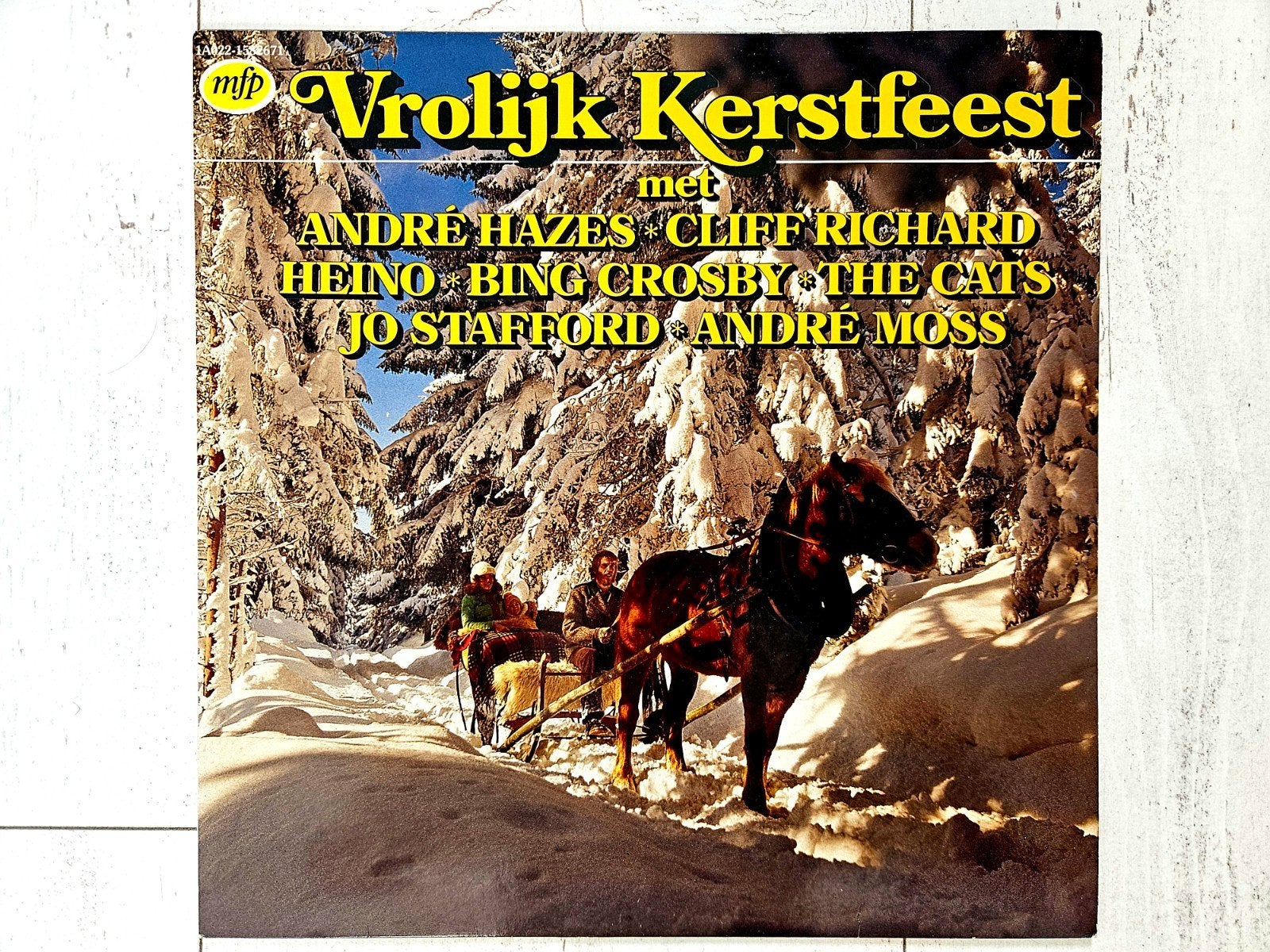 Vrolijk Kerstfeest LP, Cd's en Dvd's, Vinyl | Pop, Ophalen of Verzenden, Gebruikt, 12 inch, Overige genres
