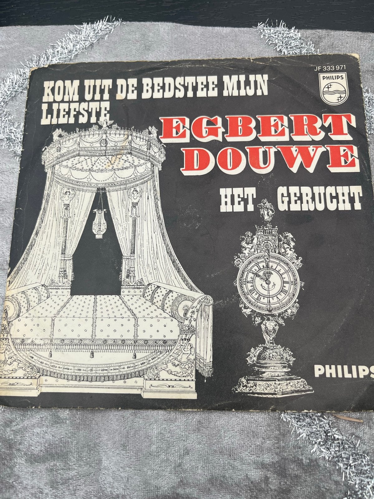 Egbert Douwe - Kom uit de bedstee mijn liefste 45 toeren, Cd's en Dvd's, Vinyl Singles, Gebruikt, Nederlandstalig, Originele persing
