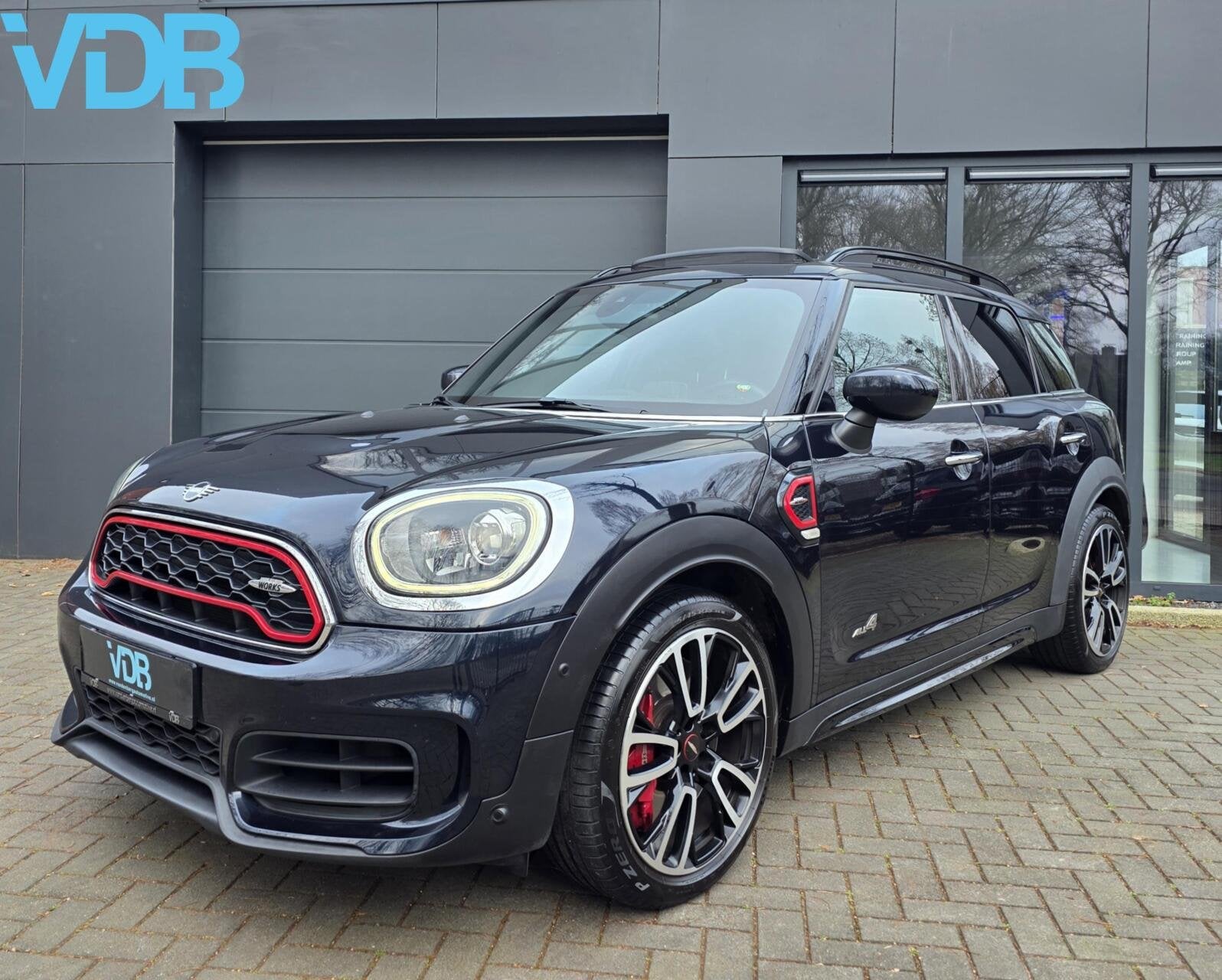 Mini Countryman 2.0 John Cooper Works ALL4 PANO SFEER H&K, Auto's, Mini, Automaat, 1998 cc, Blauw, Bedrijf
