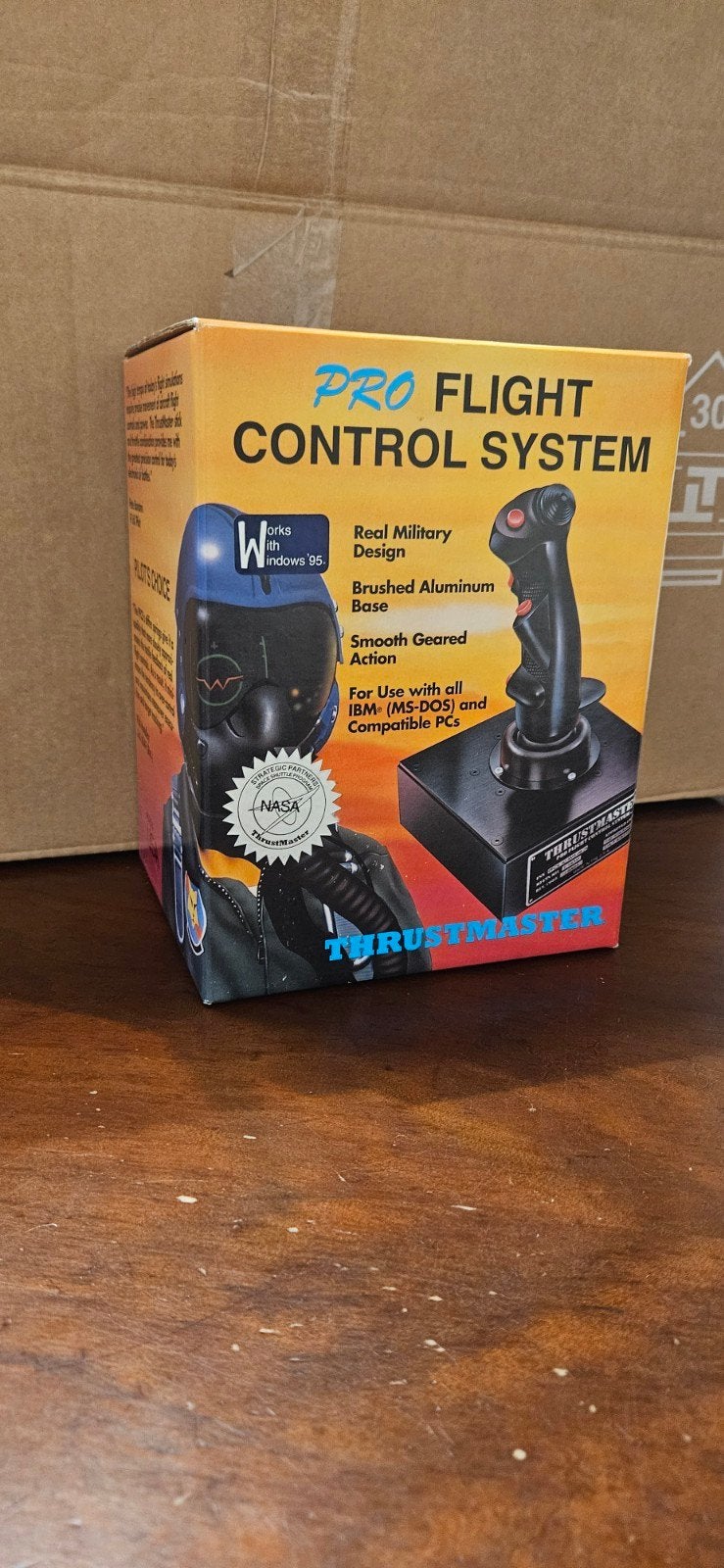 Thrustmaster Pro Flight Control System Joystick, 1 speler, Ophalen of Verzenden, Zo goed als nieuw, Vanaf 12 jaar