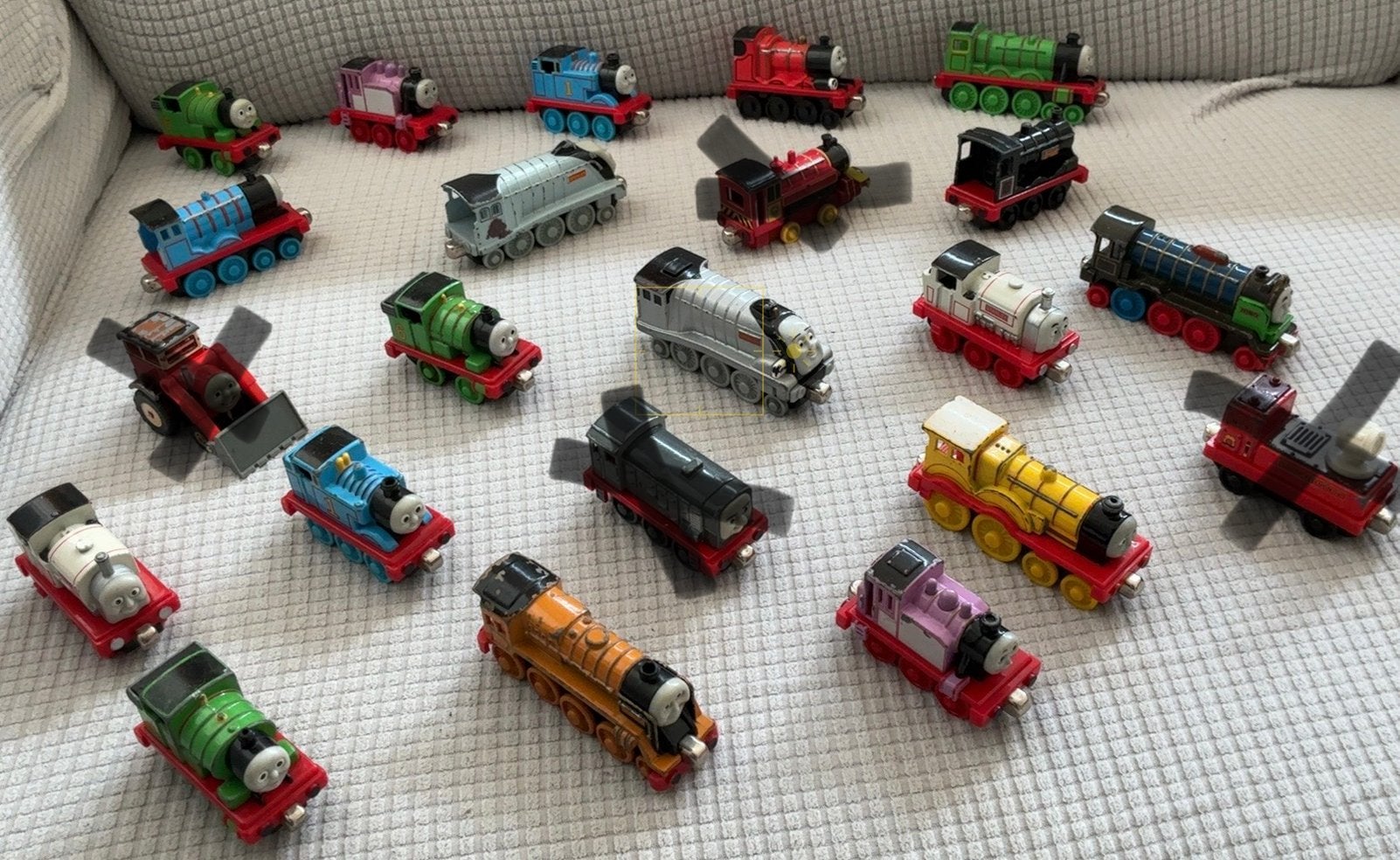 Thomas de trein Wagons en Treinen per stuk 2,50 zie foto 1+2, Ophalen, Gebruikt