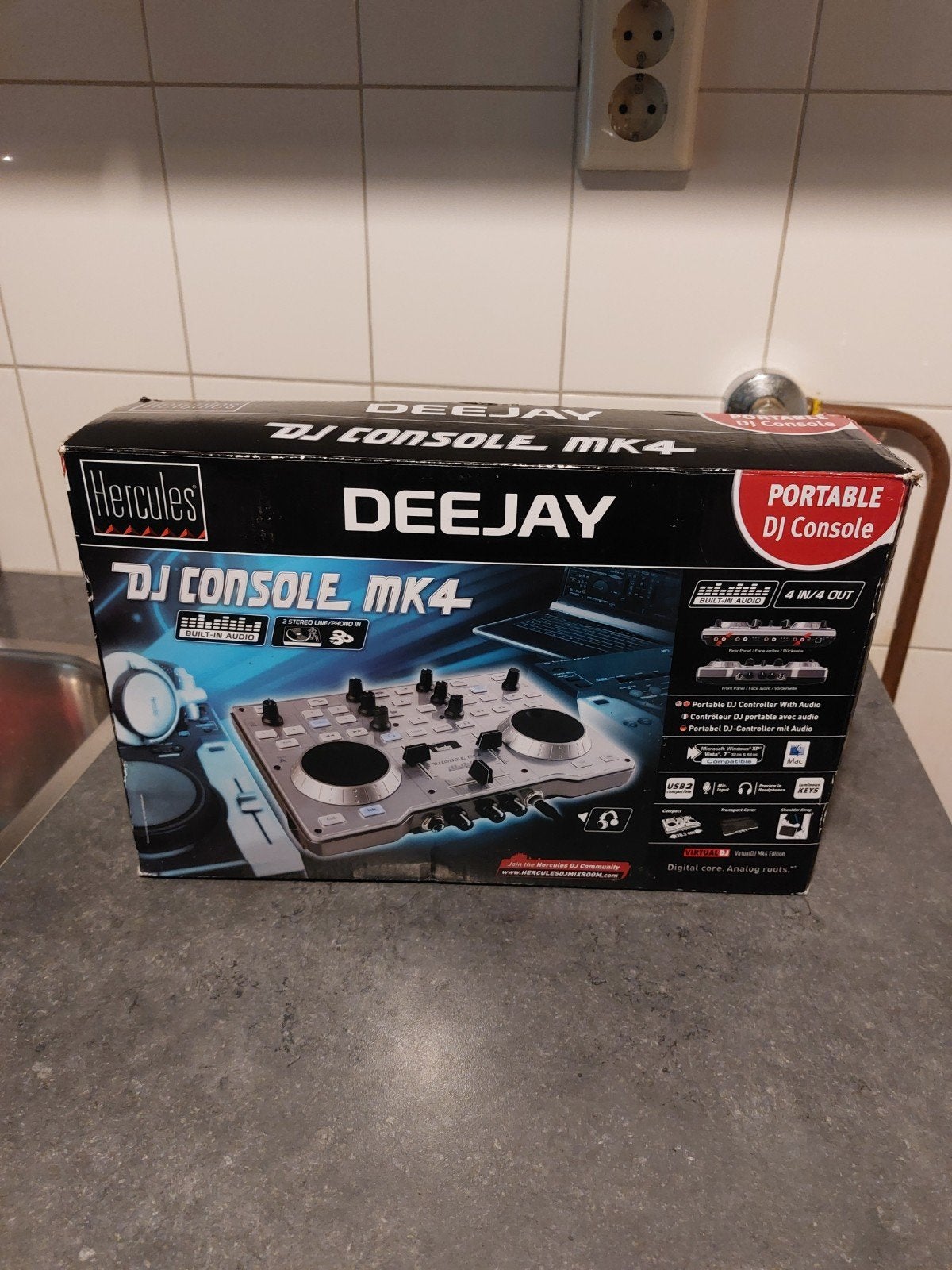 Hercules DJ Console MK4 - Draagbare DJ Controller, Ophalen of Verzenden, Zo goed als nieuw, Dj-set, Overige merken