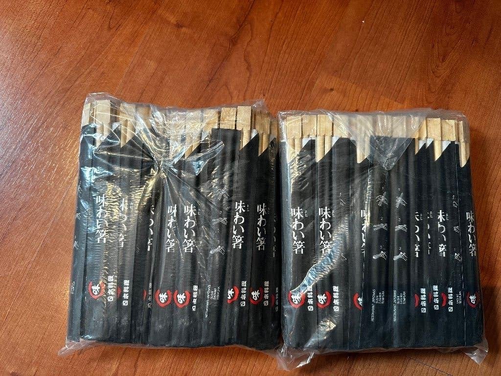 Sushi eetstokjes 2 x 100 stuks, Ophalen of Verzenden
