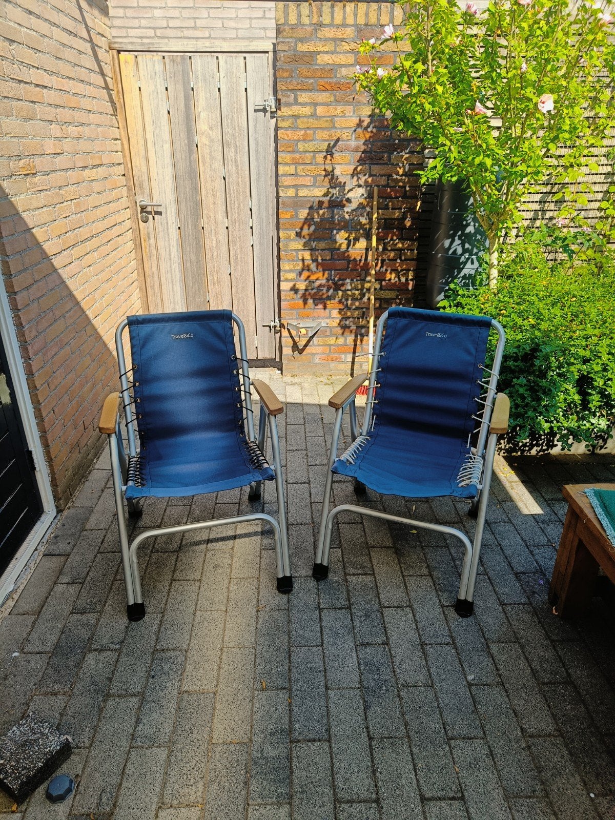 2x Travel&Co campingstoelen, Ophalen, Gebruikt, Campingstoel