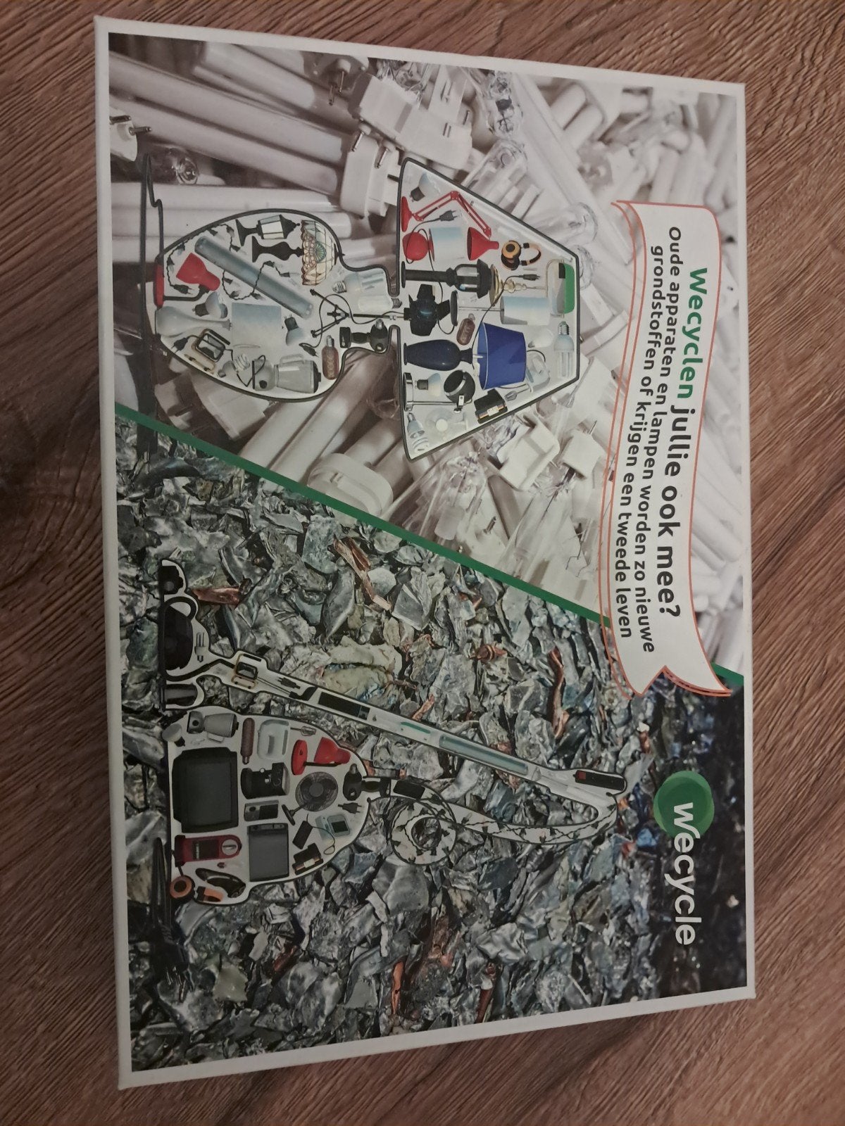 Compleet: Wecycle Puzzel - Recyclen van apparaten en lampen, Ophalen of Verzenden, Zo goed als nieuw