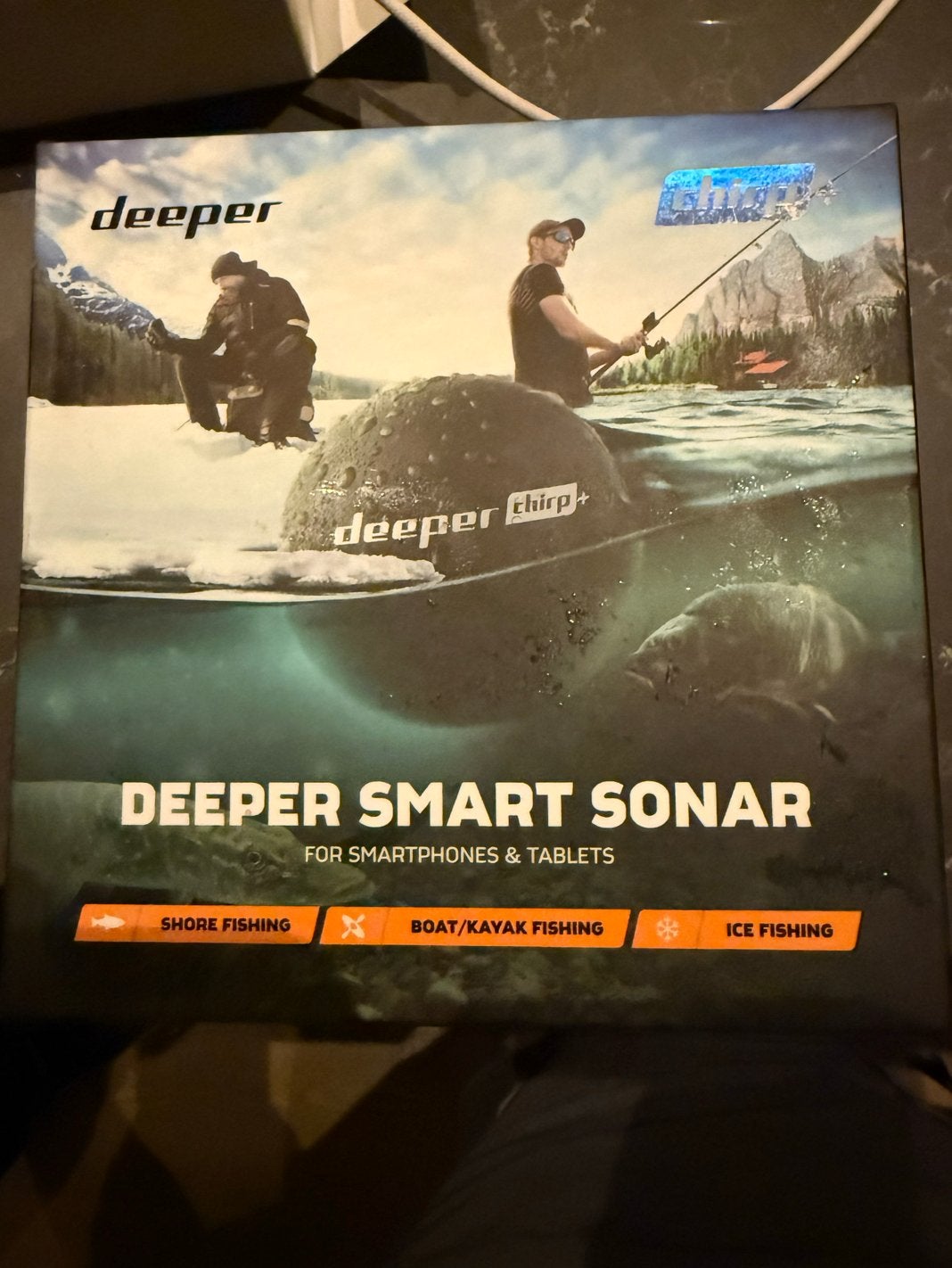 Deeper Smart Sonar Chirp+ visvinder en dieptemeter