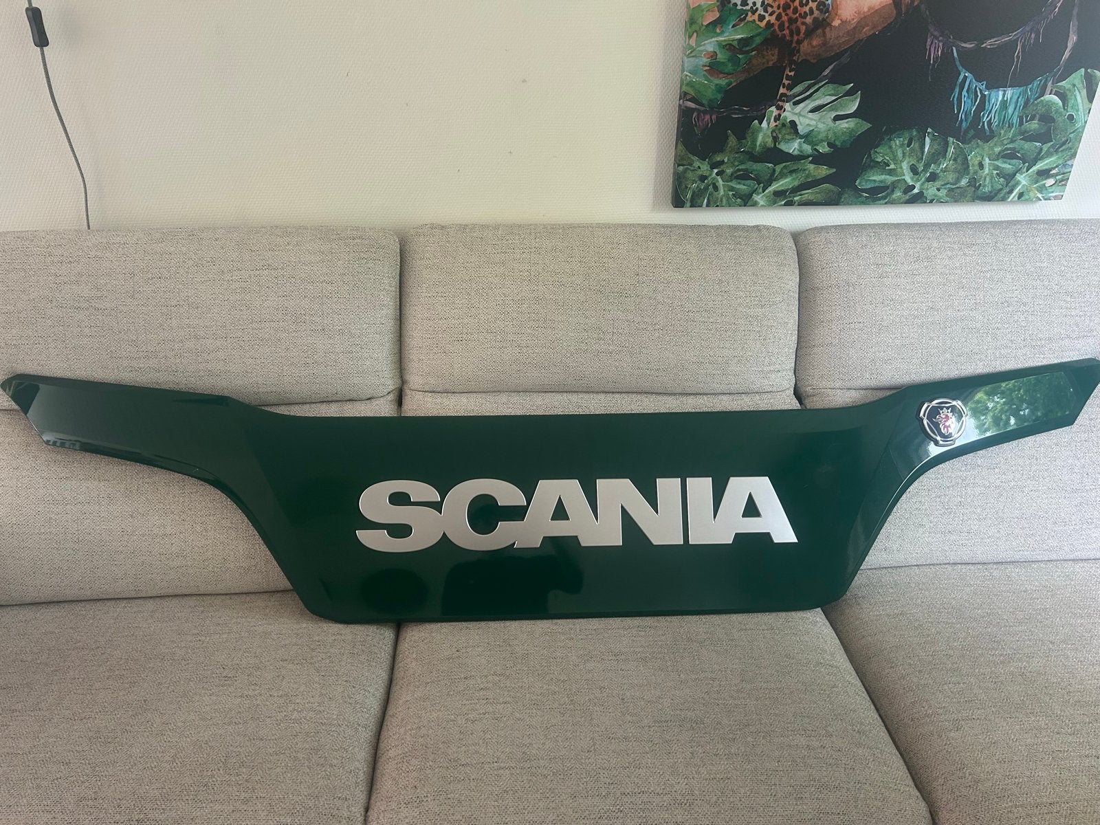 Nieuw Scania front/grille paneel in groen, Ophalen, Nieuw, Bumper, Voor