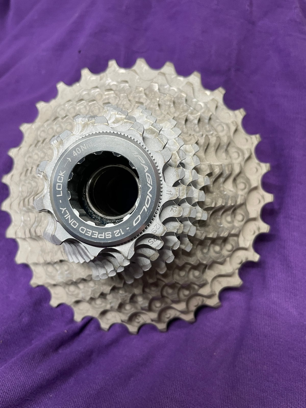 Campagnolo Super Record 12speed cassette, Ophalen of Verzenden, Zo goed als nieuw, Titanium
