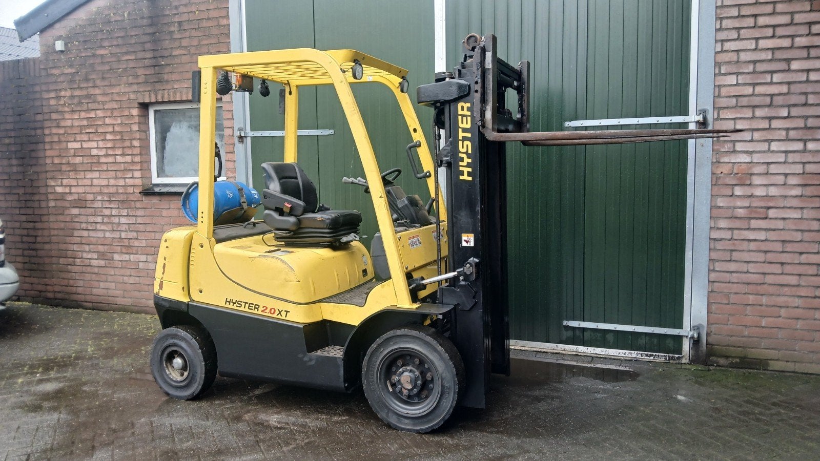 Hyster- 2ton - 3delig - sideshift- LPG - 2018, LPG, Heftruck, Ophalen of Verzenden, Hyster
