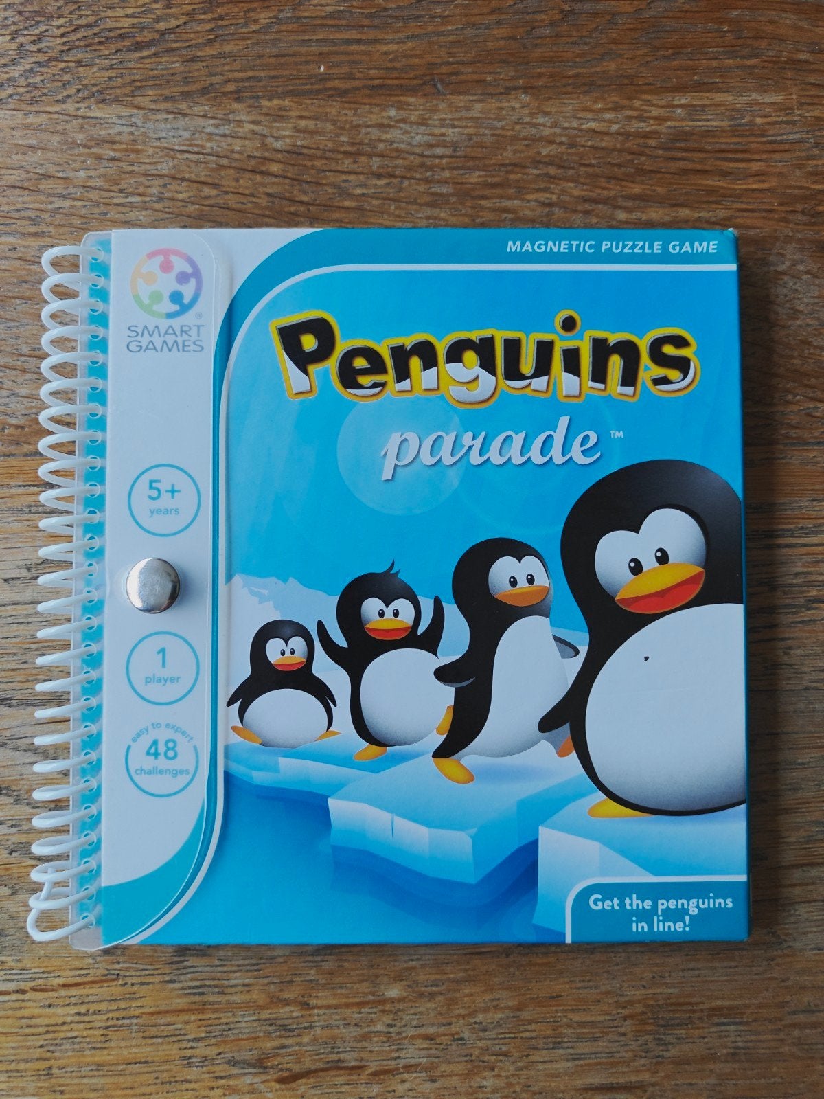 SmartGames Penguins Parade Magnetisch Puzzelspel, Ophalen of Verzenden, Zo goed als nieuw, Puzzelen