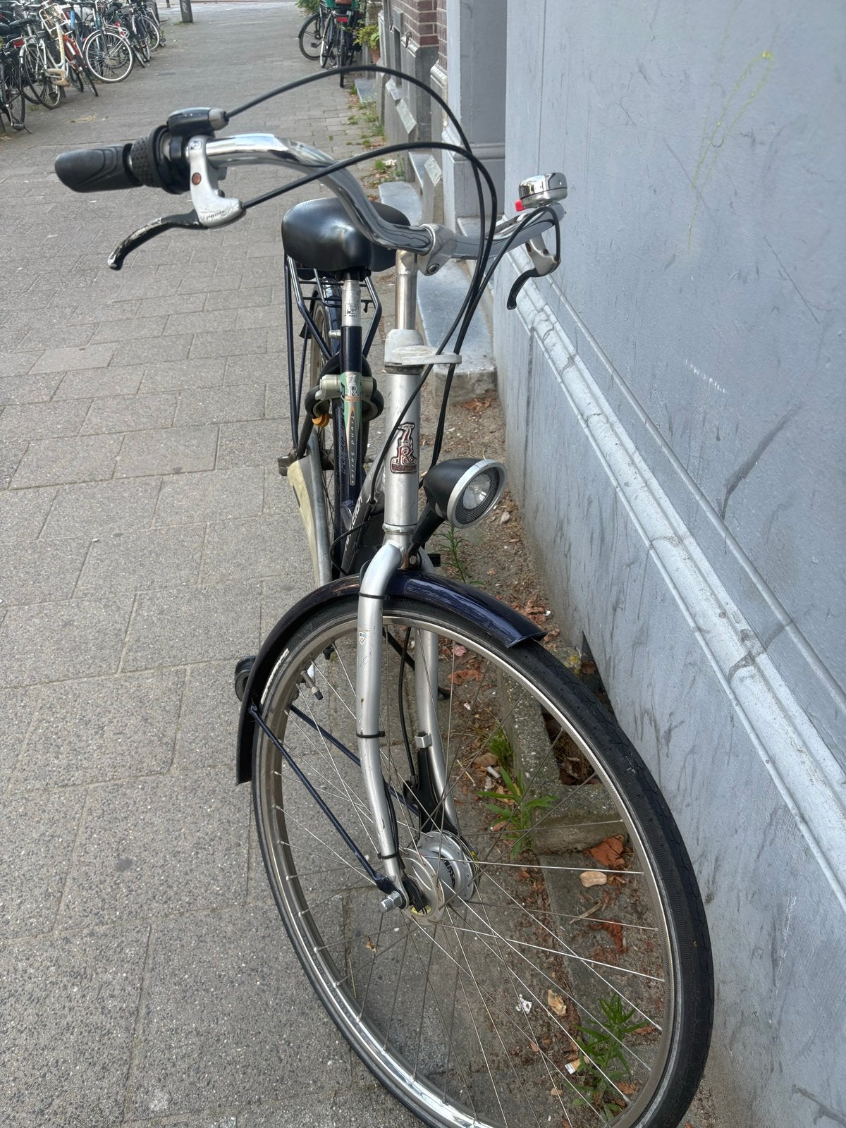 Raleigh fiets met 2 sloten, Overige merken, Velgrem, Ophalen of Verzenden, 53 tot 56 cm