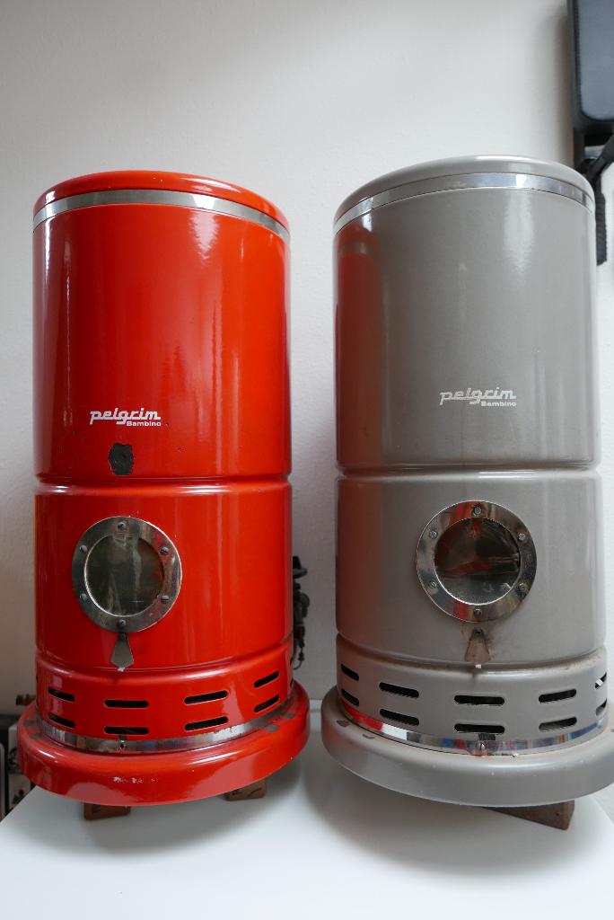 2 Pelgrim Bambino 45 gaskachels in werkende staat, Huis en Inrichting, Kachels, Ophalen, Gebruikt, Gas, Vrijstaand