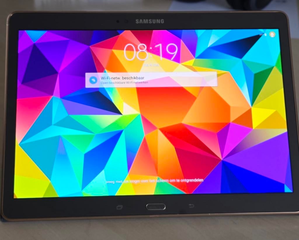 Samsung Galaxy Tab S 10.5 Wi-Fi 16GB  + 64 GB sd kaart, 10 inch, Gebruikt, Galaxy Tab S 10.5, Ophalen of Verzenden