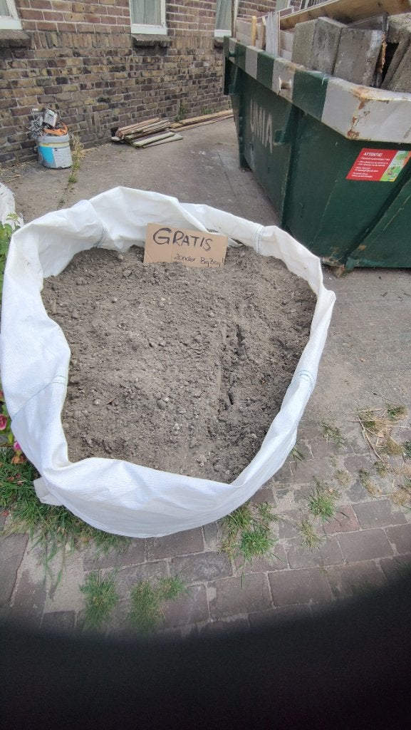 Tuinaarde gratis, Ophalen, Gebruikt