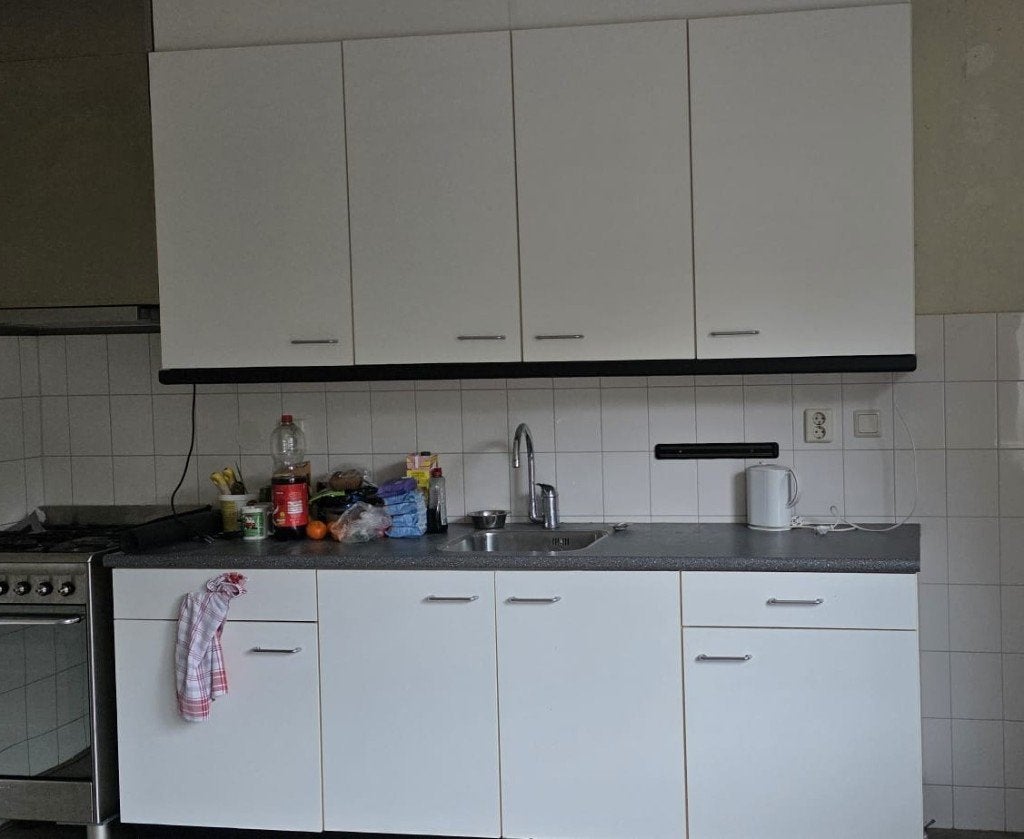 Keuken, Ophalen, Gebruikt, Wit, Enkelwandige keuken