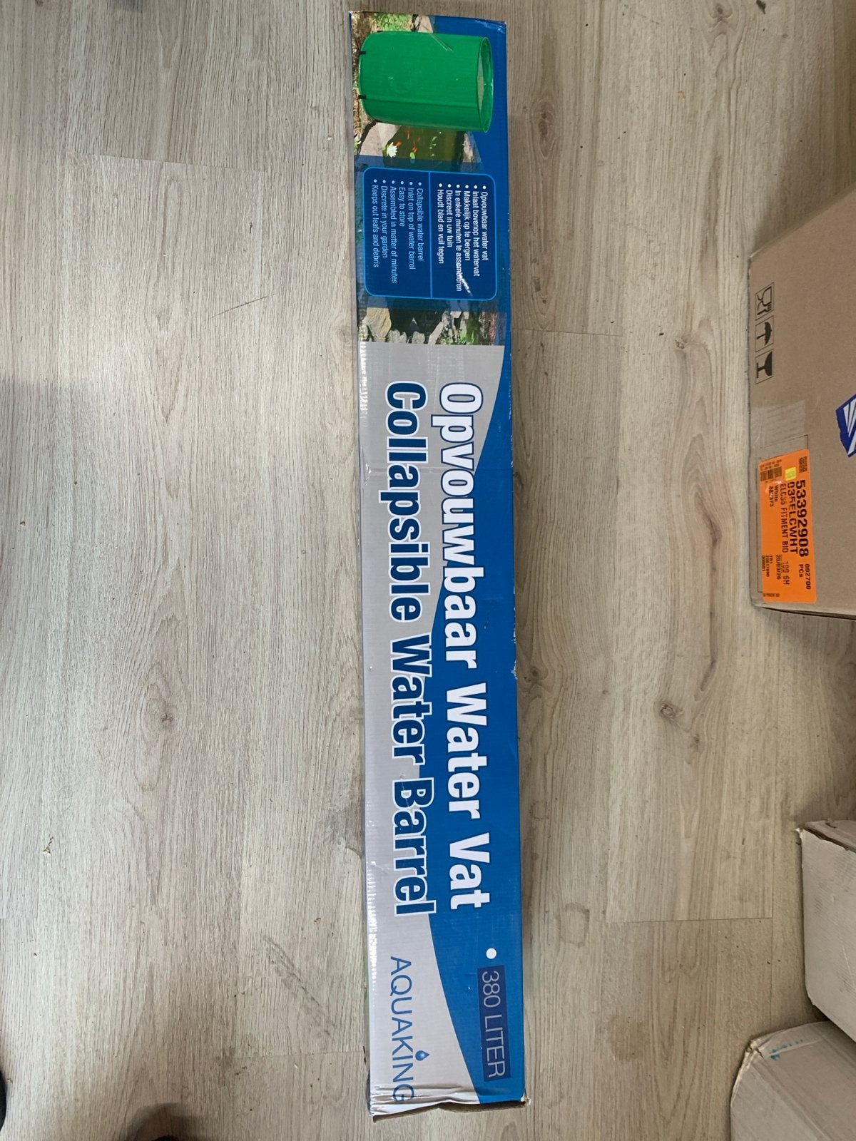Opvouwbaar Water Vat Aquaking 380 Liter, 150 liter of meer, Ophalen, Nieuw, Kunststof