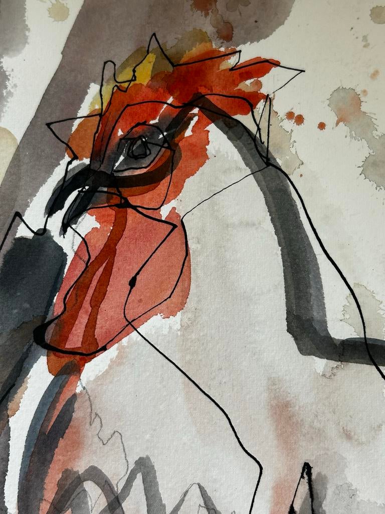 Twee aquarellen van Rob de Weerd, Ophalen of Verzenden