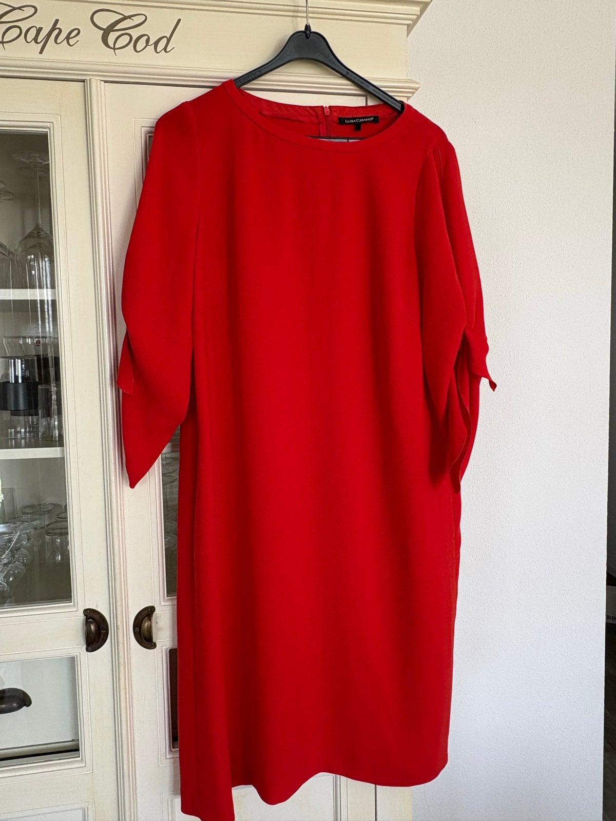 Luisa Cerano Feestelijke Jurk - Nieuw, Maat 44, Ophalen of Verzenden, Nieuw, Maat 42/44 (L), Rood