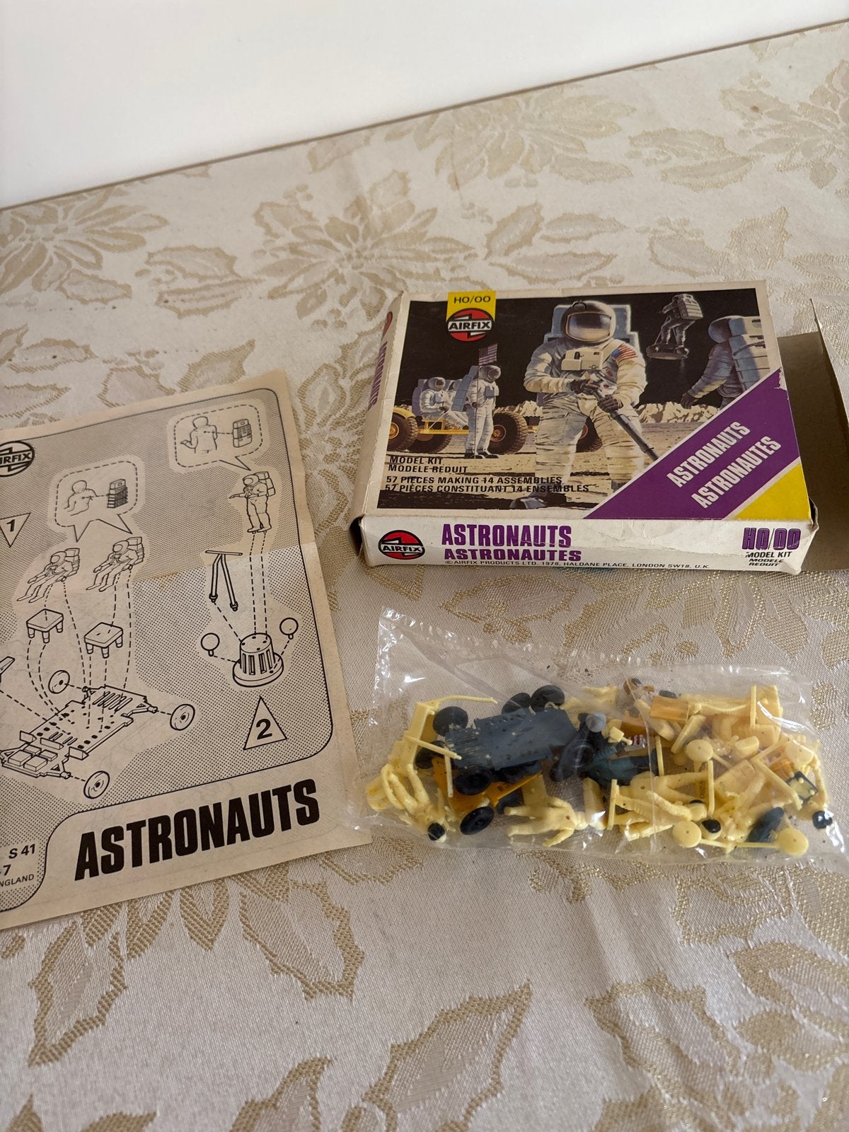 Vintage Airfix Astronauten Model Kit HO/OO, Hobby en Vrije tijd, Ophalen of Verzenden, Zo goed als nieuw, 1:50 of kleiner, Figuur of Figuren