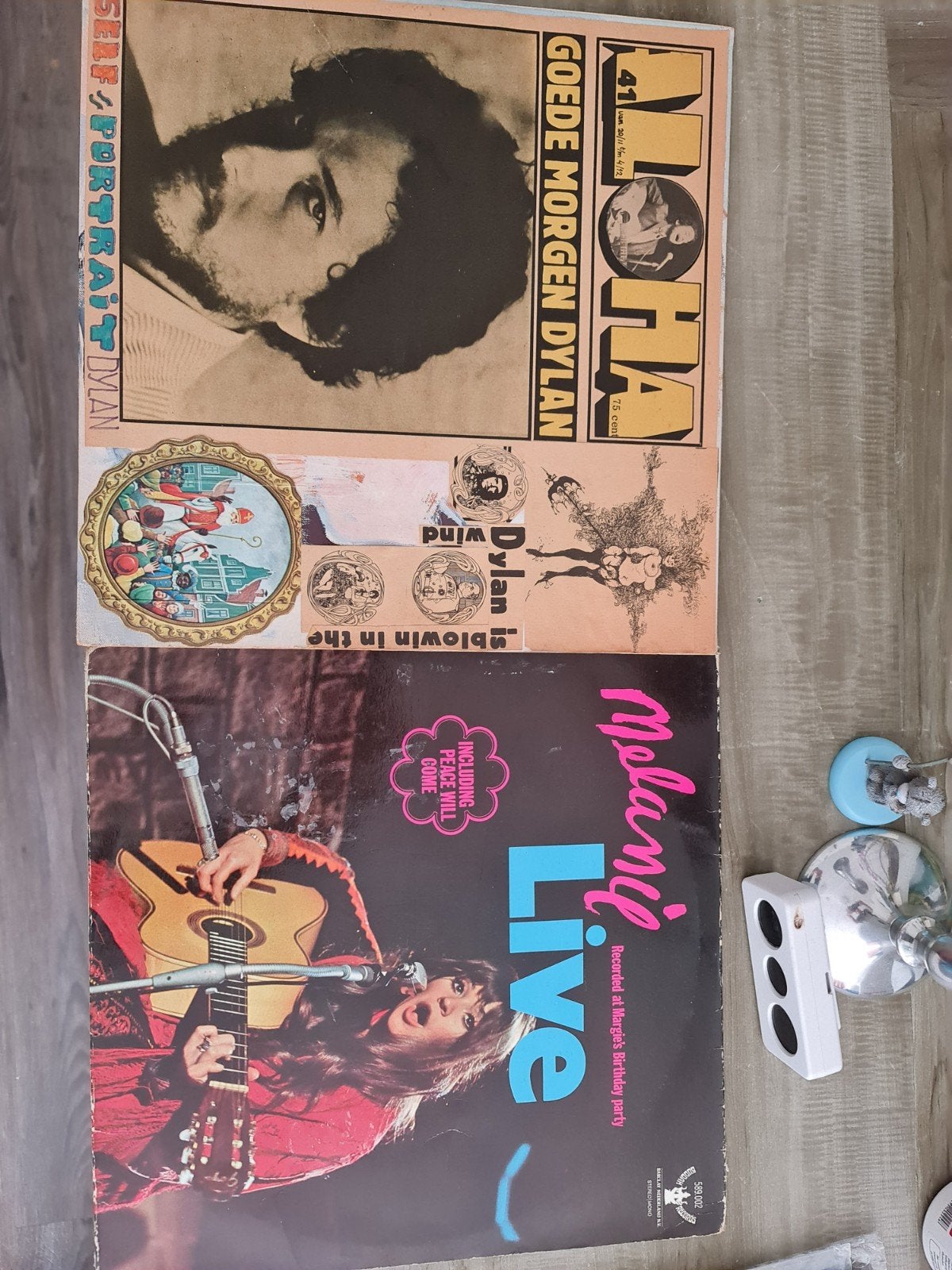 2 vinylplaten: Bob Dylan en Melanie - Gratis af te halen, Ophalen