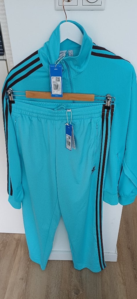 Adidas Firebird Loosefit jack en broek NIEUw, Maat 38/40 (M), Overige kleuren, Adidas, Overige typen