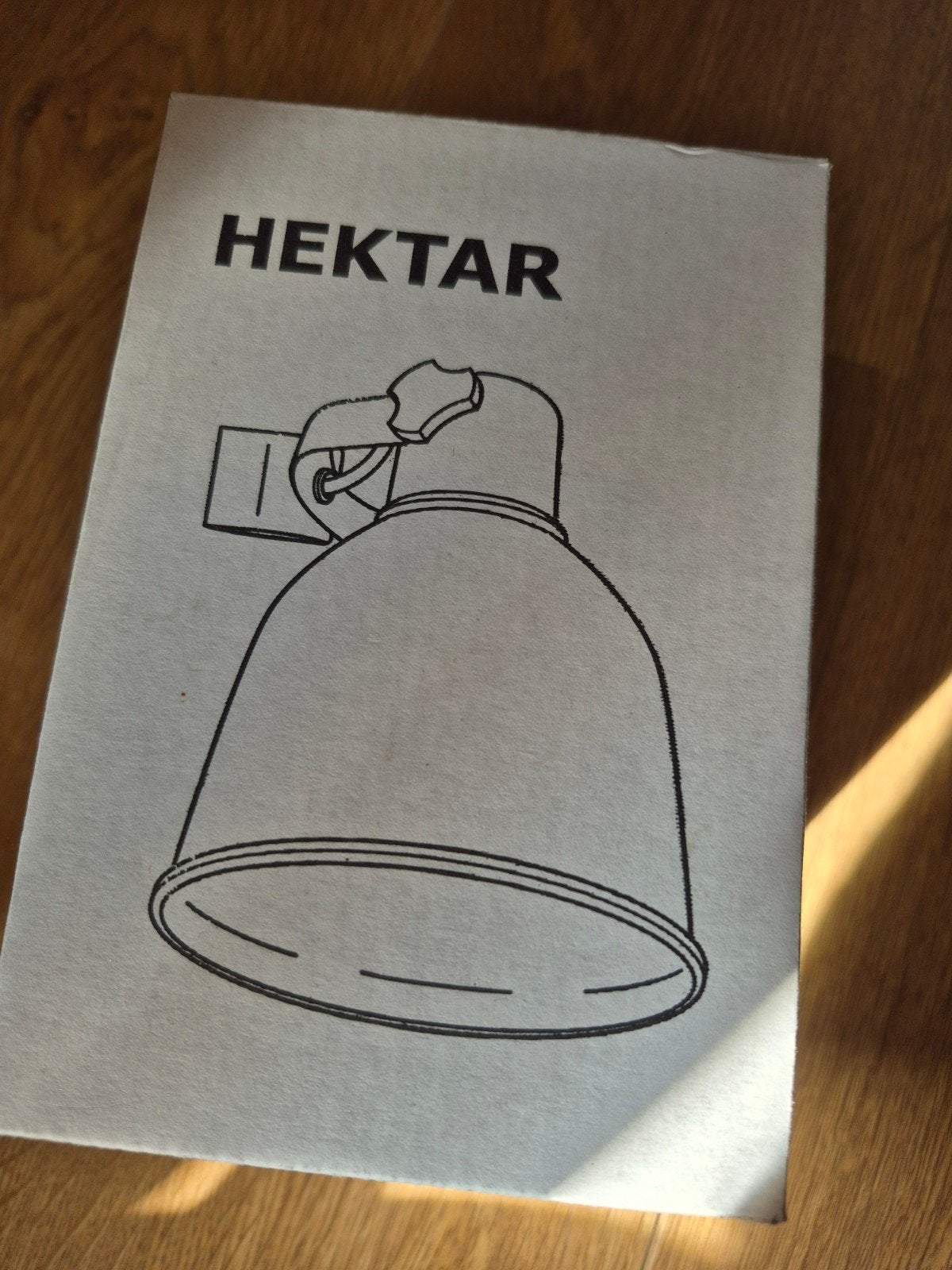 IKEA Hektar spot/wandlamp  nieuw in de doos, Metaal, Grijs, Industrieel, Nieuw
