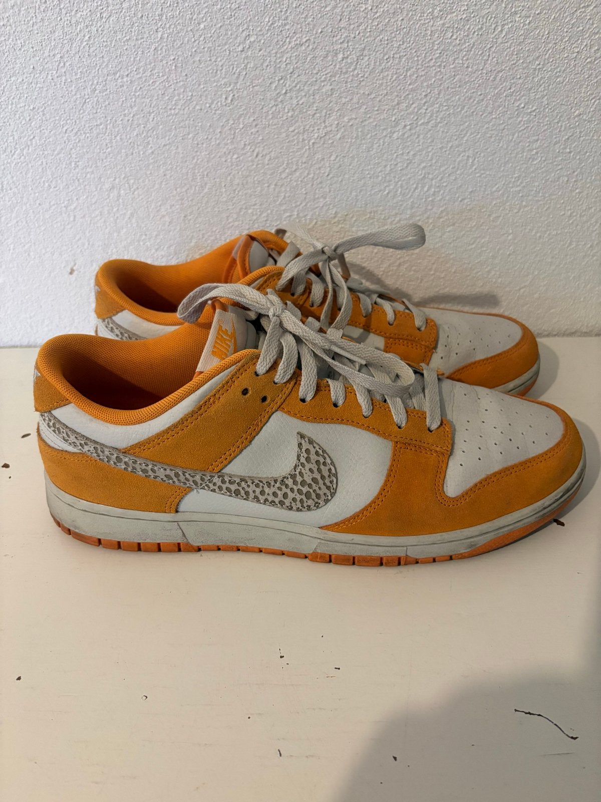Nike Dunk Low Safari Swoosh Orange Maat 45, Overige kleuren, Ophalen of Verzenden, Sneakers of Gympen, Zo goed als nieuw