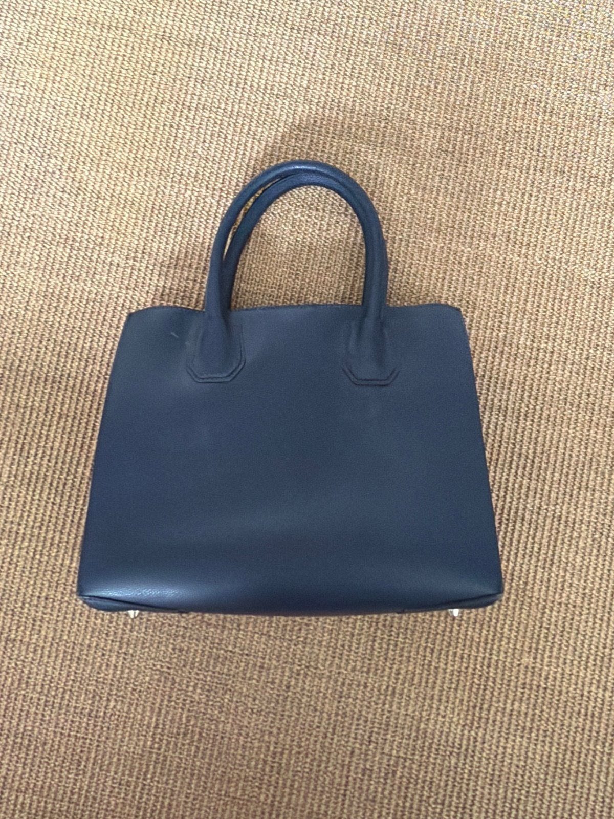 Donkerblauwe handtas van Duifhuizen, Ophalen of Verzenden, Zo goed als nieuw, Blauw, Handtas