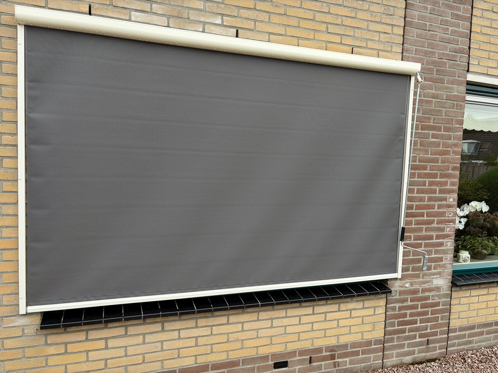 Zonne screen, 150 tot 300 cm, Ophalen, Gebruikt, 250 cm tot 450 cm