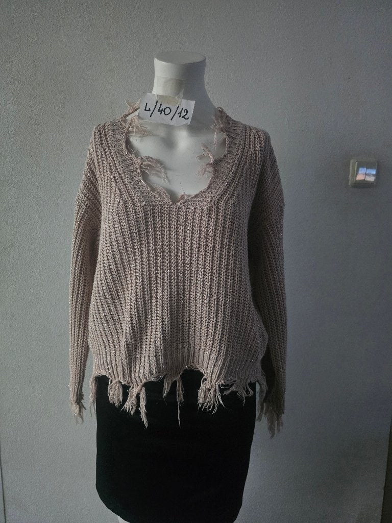 Made in Italy trui maat L/40, Maat 38/40 (M), Made in Italy, Beige, Ophalen of Verzenden