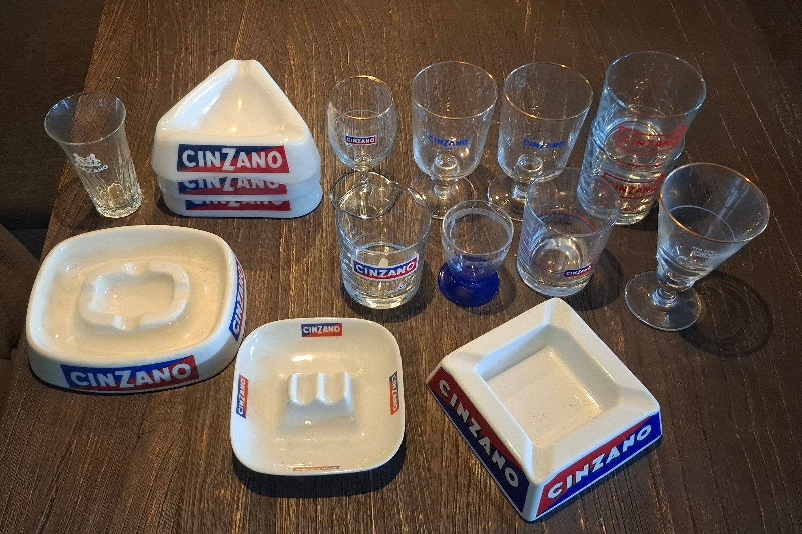 Cinzano jaren 60 en 70 in een koop, Verzamelen, Ophalen of Verzenden, Huis en Inrichting