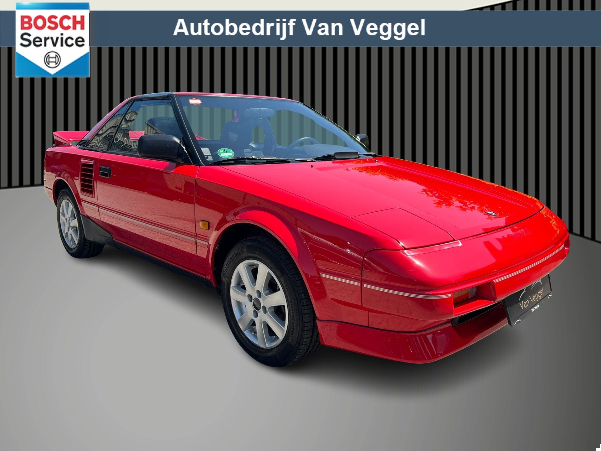 Toyota MR2 1.6 TC 16 elek ramen, targa, wordt belasting vrij, Zwart, Bedrijf, Handgeschakeld, Onderhoudsboekje