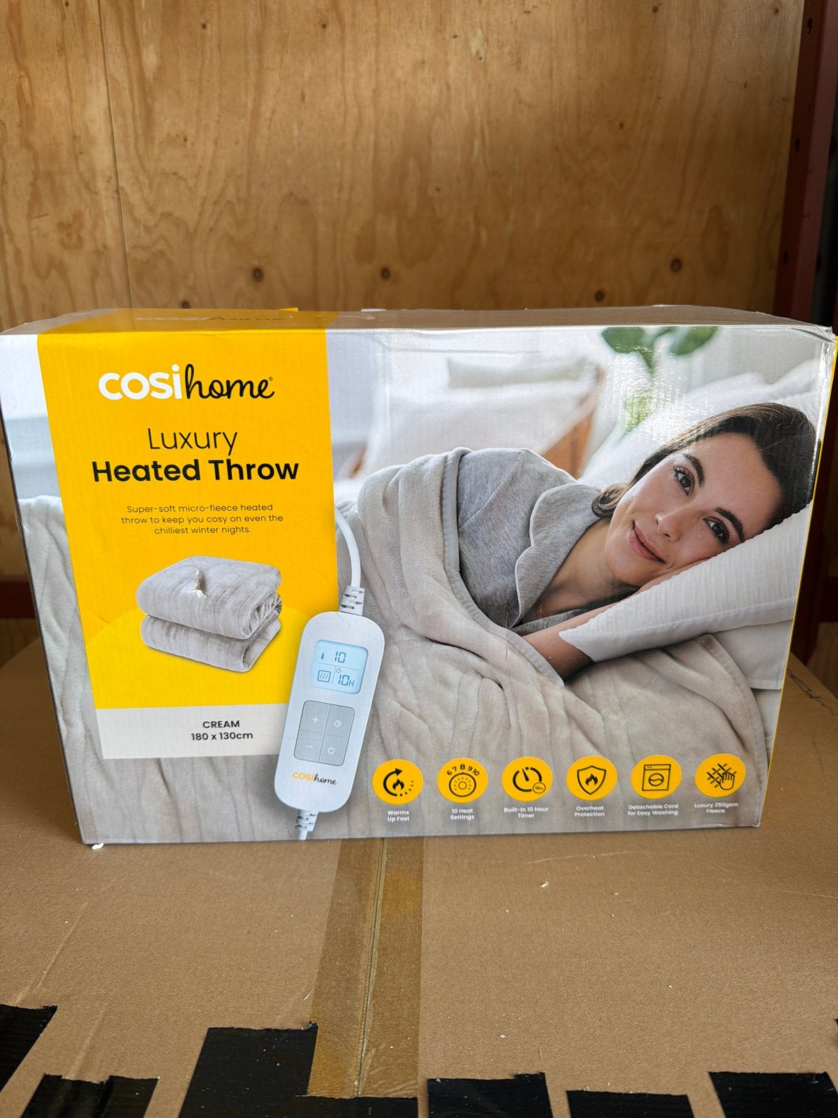 Nieuw Cosi Home Luxe Verwarmd Deken - Crème 180x130cm, Ophalen, Nieuw