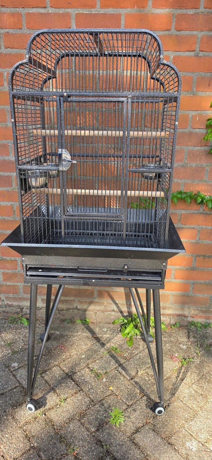 Vogelkooi strong gaia, Ophalen, Zo goed als nieuw, Metaal, Vogelkooi
